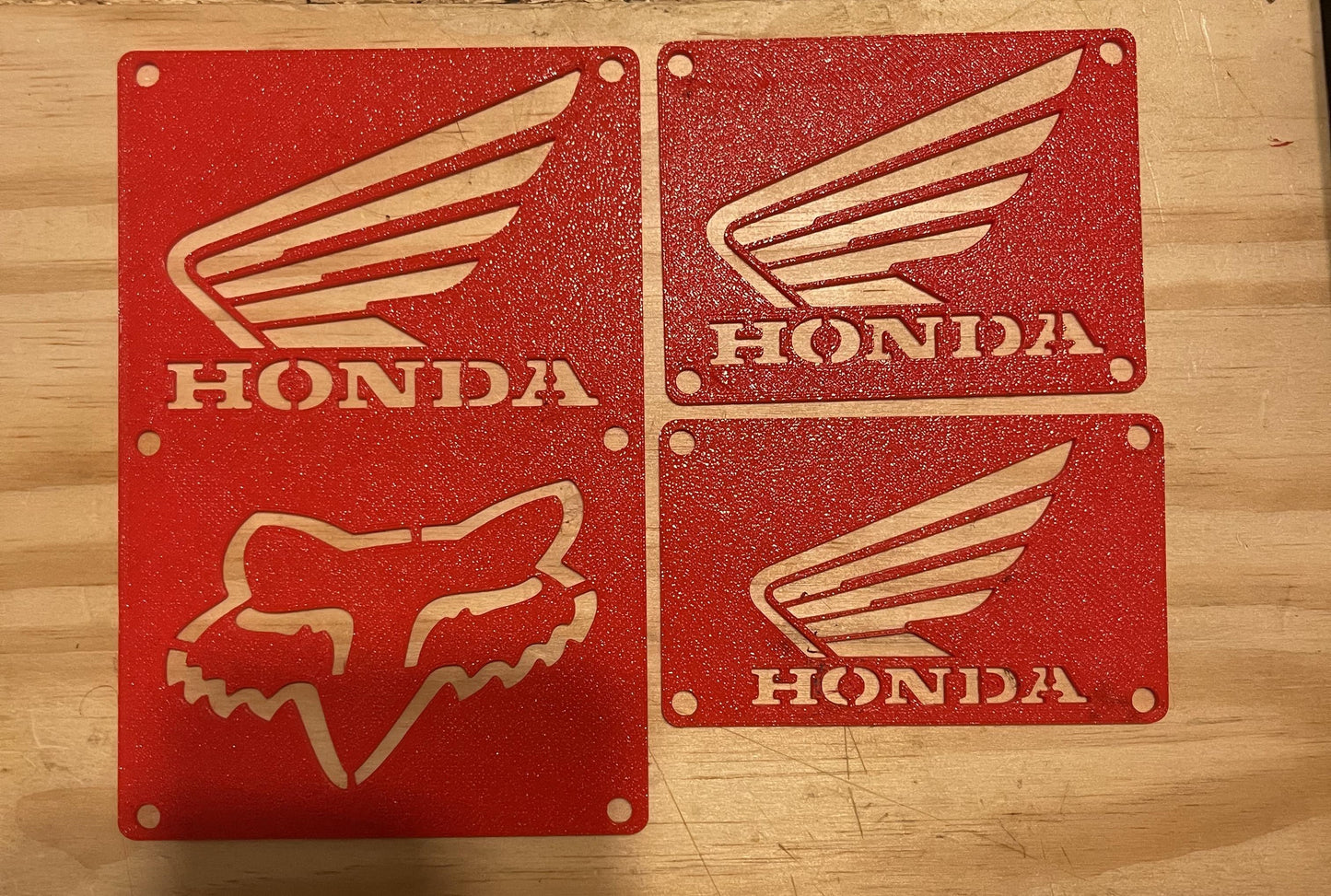 HONDA ATV TRX 400ex TRX 450R warning label decals replacement plates badges