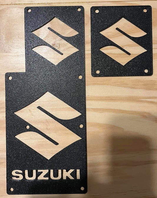Suzuki ATV Kingquad, LTZ, LTR Decals Warning Labels Replacement Flat Badges