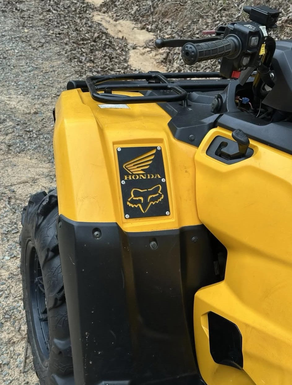 HONDA ATV TRX 400ex TRX 450R warning label decals replacement plates badges